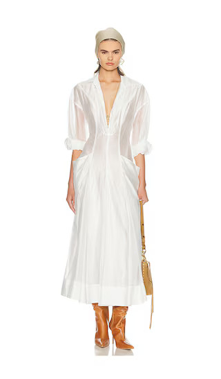 The Musee Midi Dress in White | Revolve Clothing (Global)