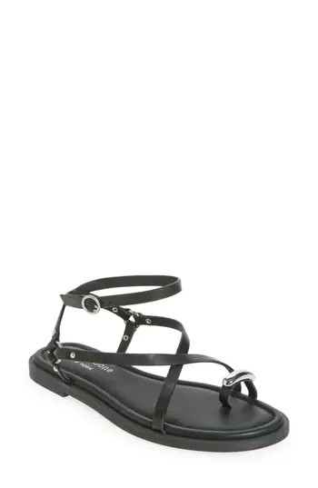 rag & bone Geo Ring Ankle Strap Sandal in Black at Nordstrom Rack, Size 6.5Us / 36.5Eu | Nordstrom Rack