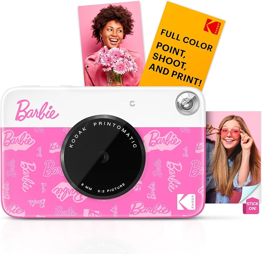 Barbie x Kodak Printomatic Full-Color Instant Print Digital Camera – 5MP Portable Barbie Camera... | Amazon (US)
