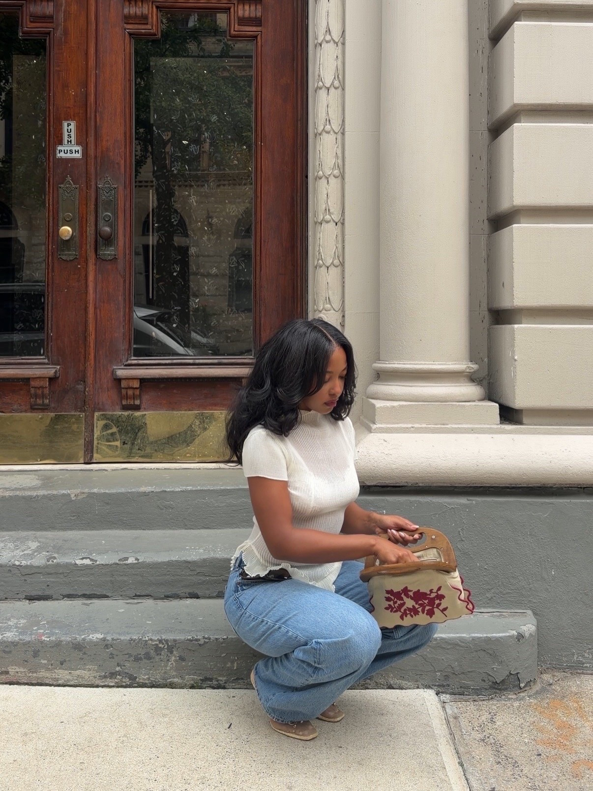 Sheer, romantic, casual ootd 🤍🩷