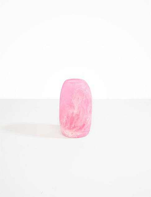Dinosaur Designs Pebble Vase Medium Shell Pink | David Jones | David Jones (Australia & New Zealand)