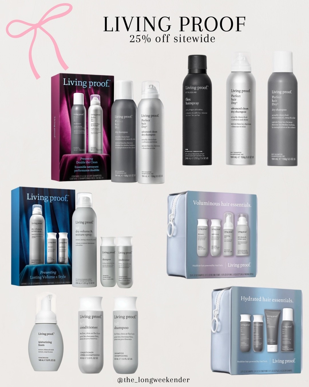 Living Proof favorites are all 25% off right now + free shipping over $50! Great time to stock up on your favorites + grab some to give as gifts! 

#LTKSaleAlert #LTKHoliday #LTKGiftGuide