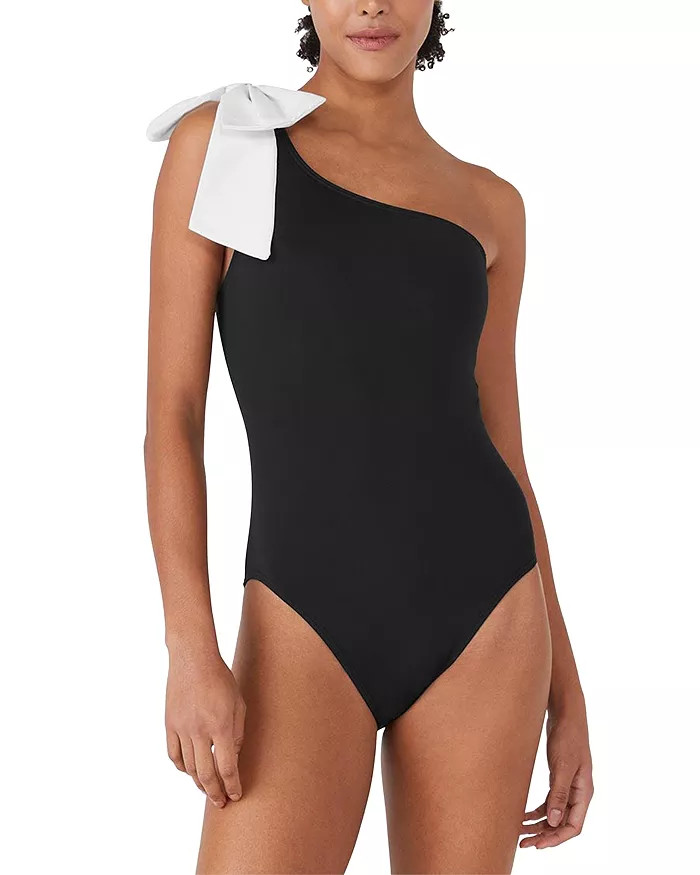 Bow One Shoulder One Piece Swimsuit | Bloomingdale's (US)
