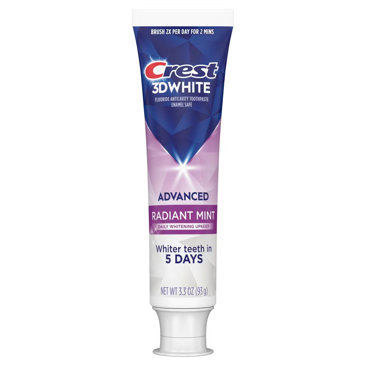 Crest 3D White Advanced Teeth Whitening Toothpaste, Radiant Mint | Target
