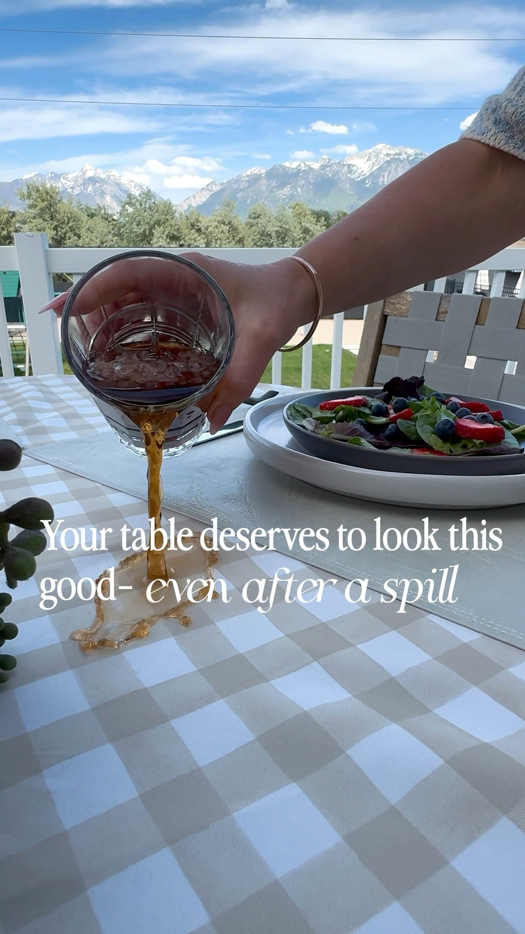 Gorgeous indoor/outdoor tablecloths and placemats!  Spill and accident proof! 

#LTKFindsUnder50 #LTKHome #LTKParties