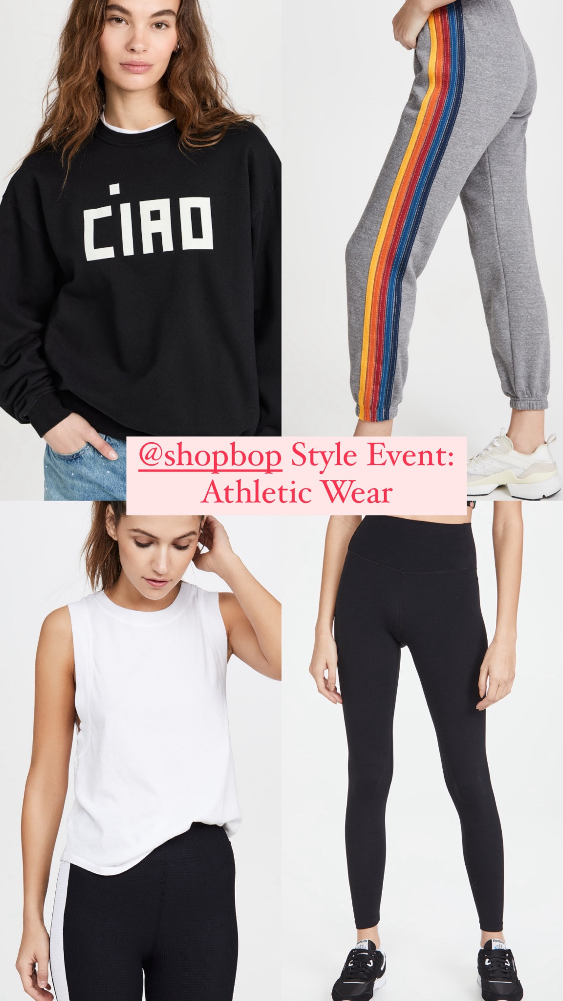 Shopbop Style Event: Athletic Wear 
Use Code: STYLE

#LTKActive #LTKsalealert #LTKfitness