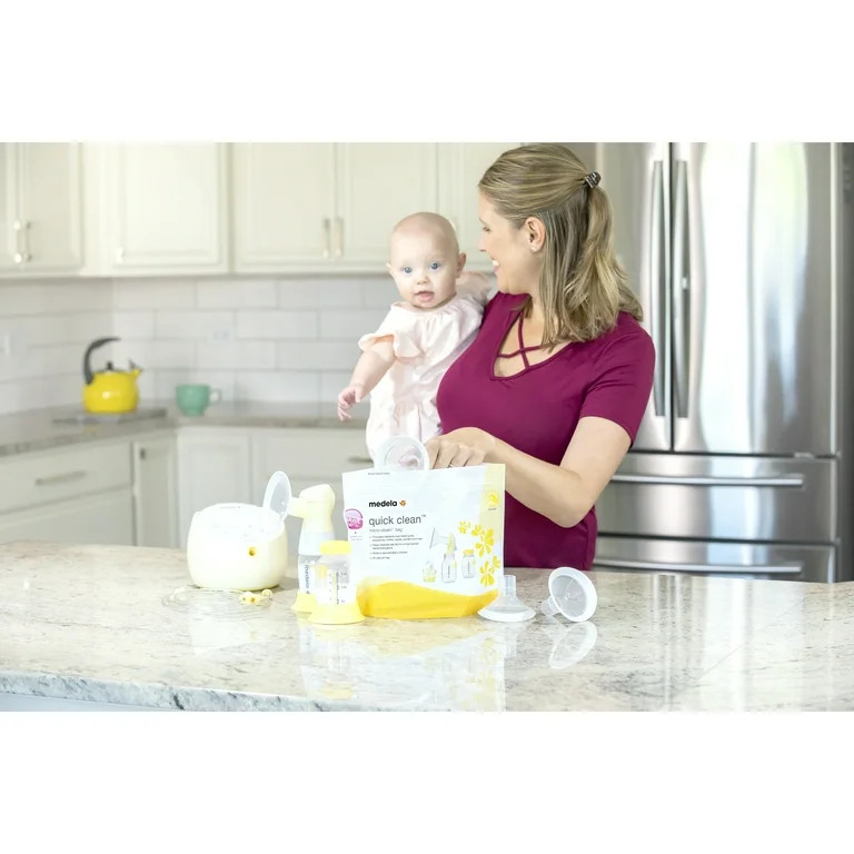 Medela Medela Quick Clean Micro-Steam Bags, 12 Count Sterilizing Bags for Bottles and Breast Pump... | Walmart (US)