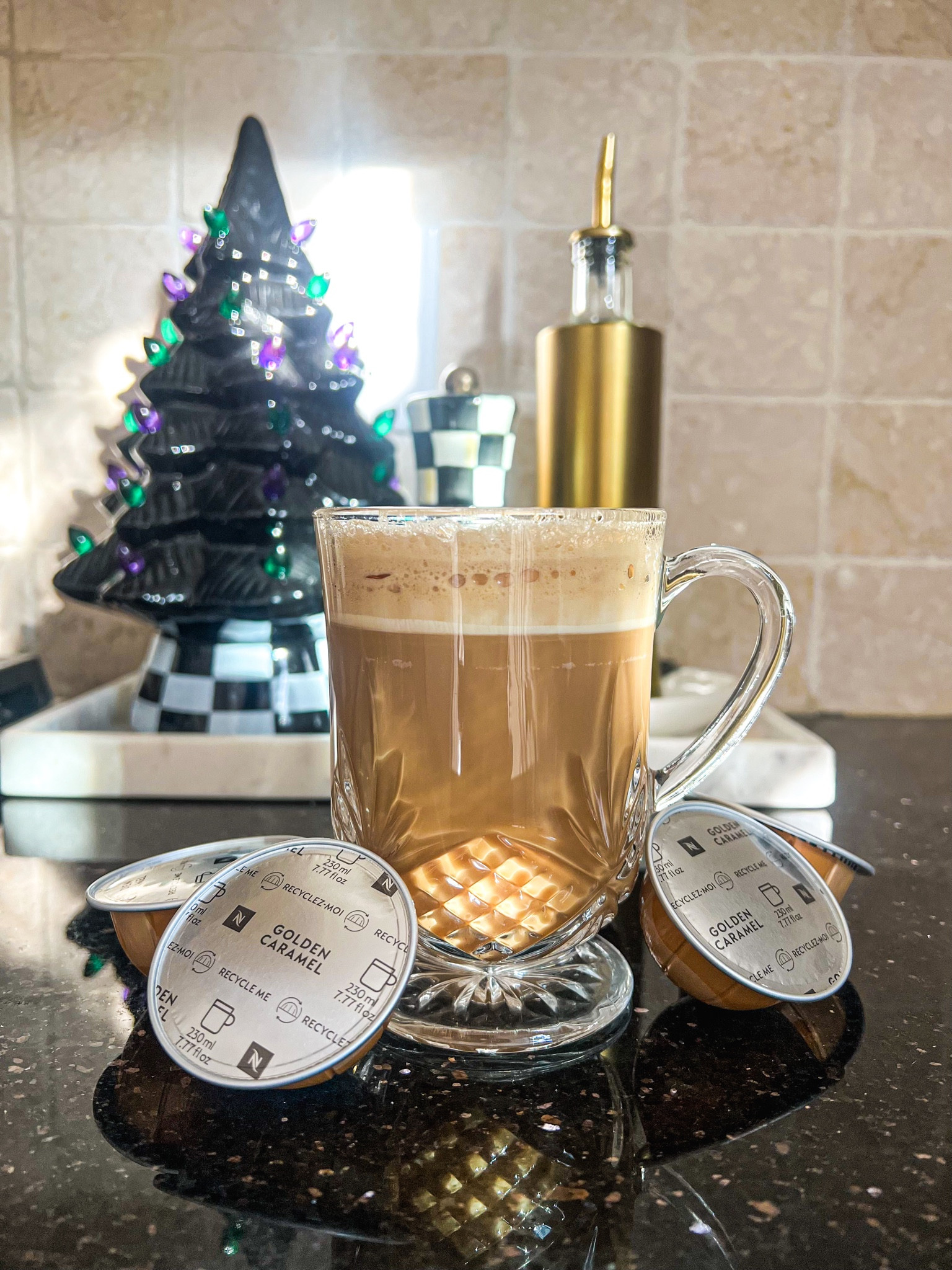 Happy Monday! My friend introduced me to a new coffee flavor and it’s so delicious! This Nespresso coffee pod has a classic caramel flavor combined with sweet biscuit notes. So good not to try! 

#Nespresso #nespressovertuo #coffee #coffeeaddict #nespressopods  

#LTKHome #LTKHoliday #LTKU