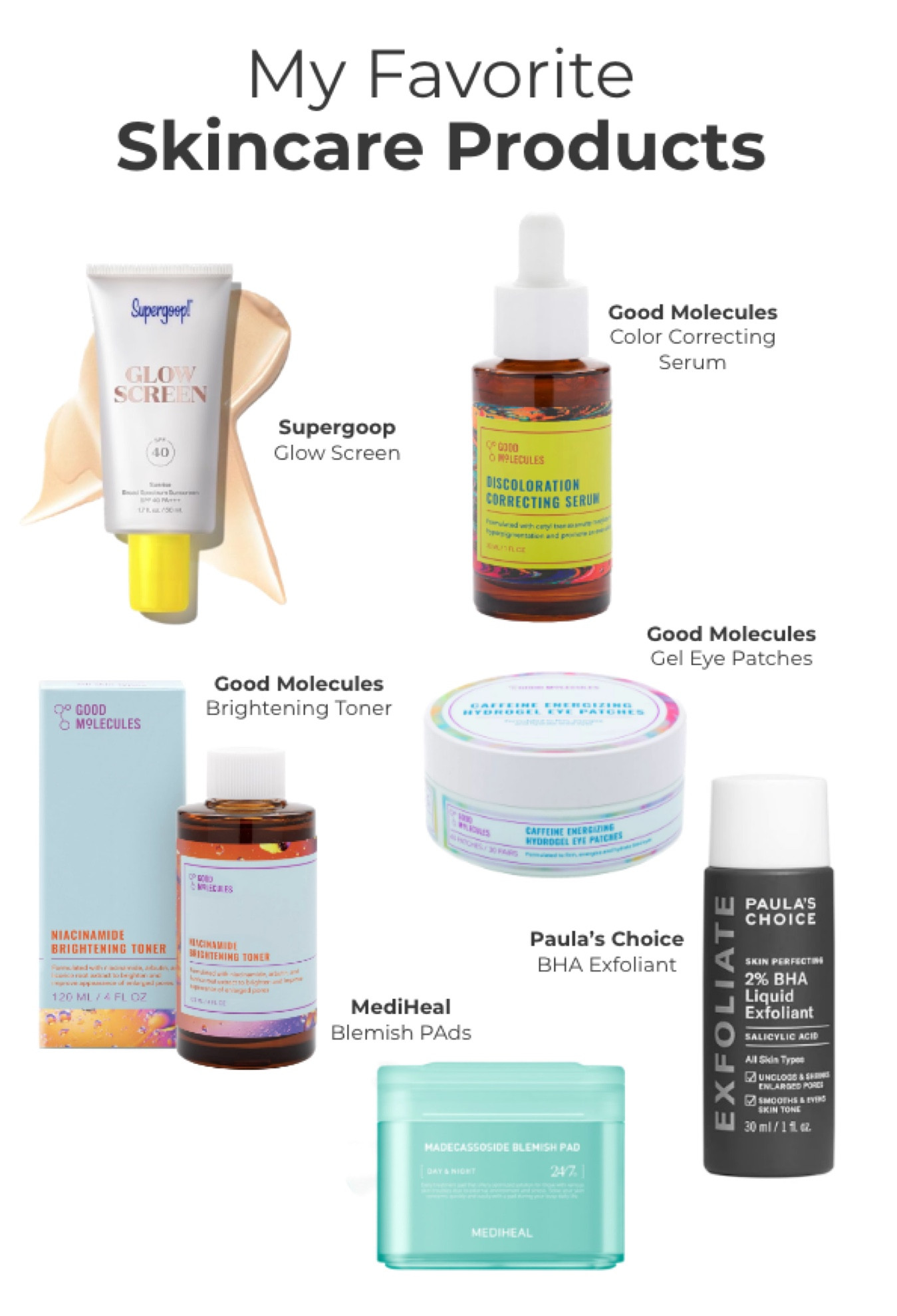 My favorite skincare products I’m using right now ❤️