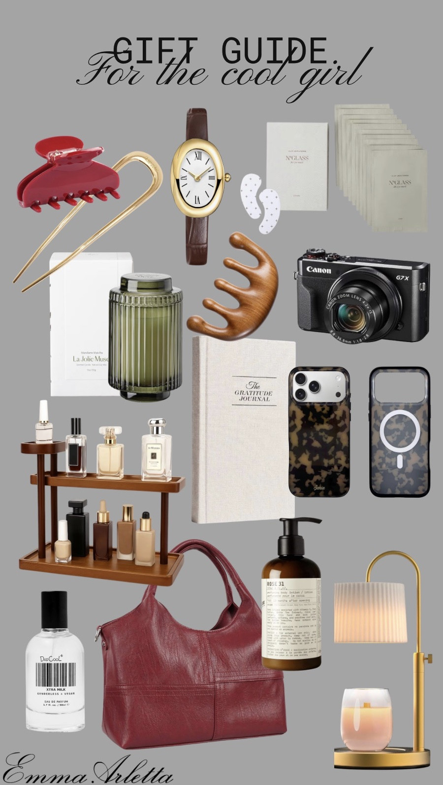 gift guide for the cool girl 🫶🏼

Gift guide, chic style, chic, gifts for her

#LTKselfcare #LTKGiftGuide #LTKBeauty