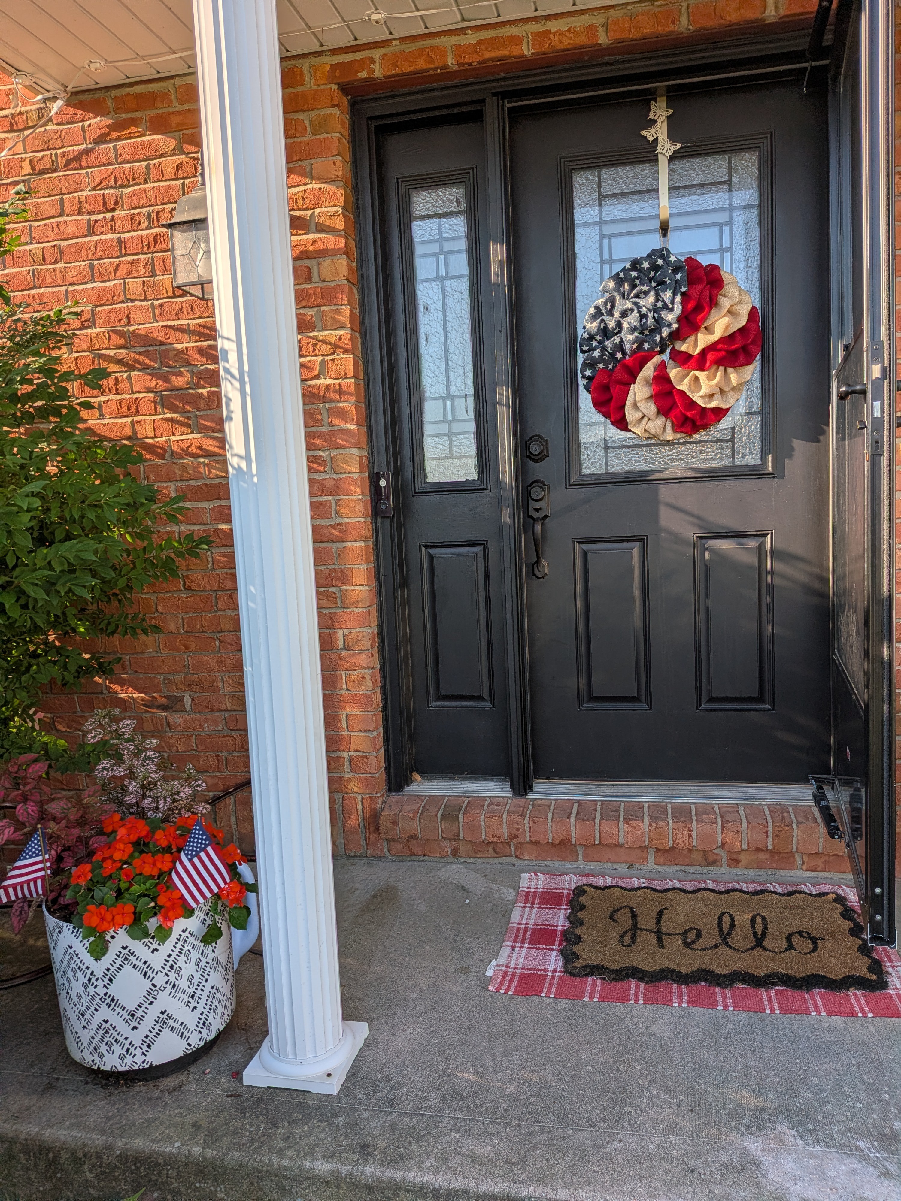 Obsessed with my patriotic door!

#LTKdayinmylife #LTKSeasonal #LTKmomlife