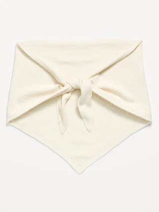 Oversized Rib-Knit Triangle Scarf | Old Navy (CA)