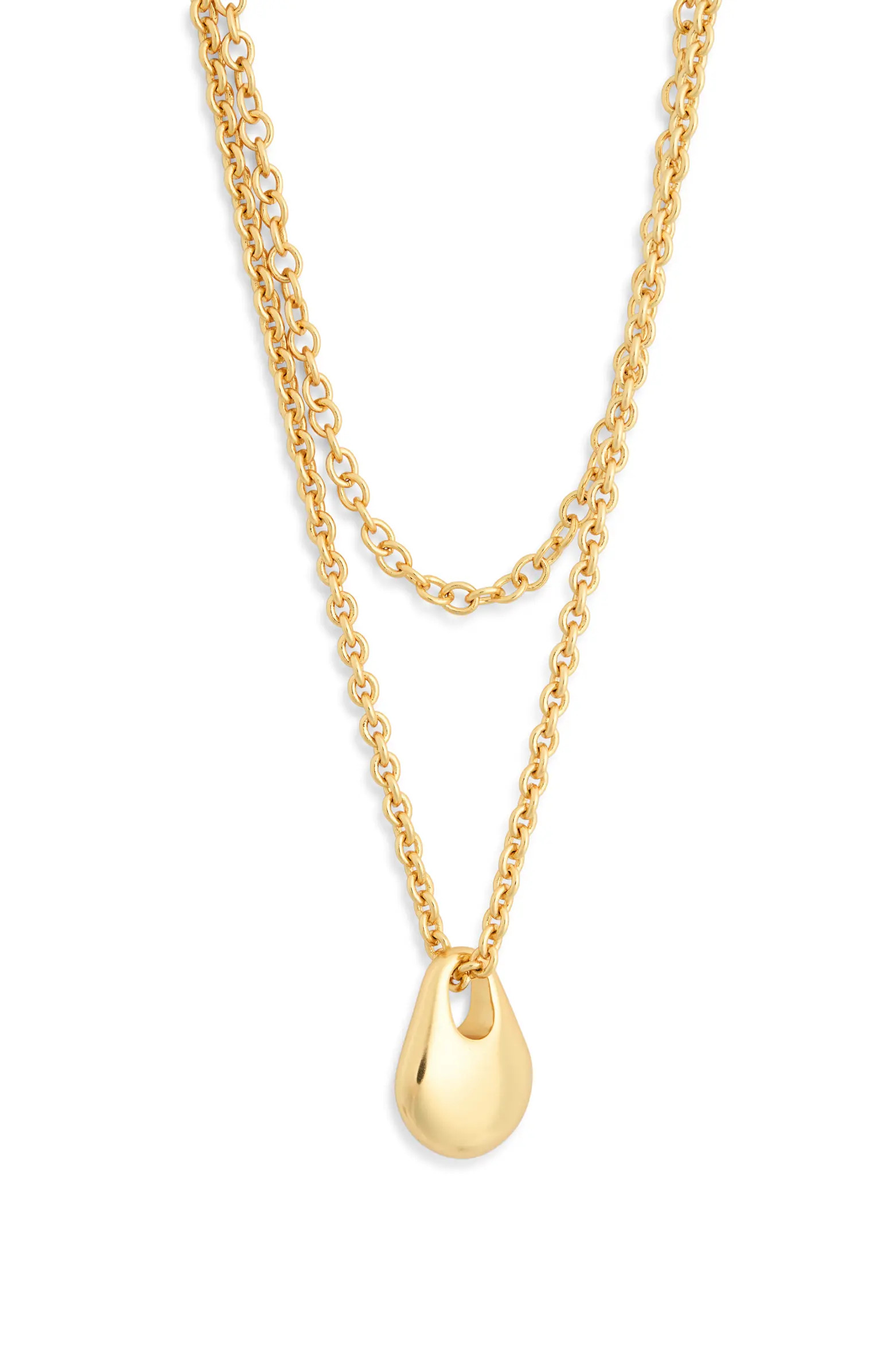 Two-Pack Droplet Necklace Set | Nordstrom Rack