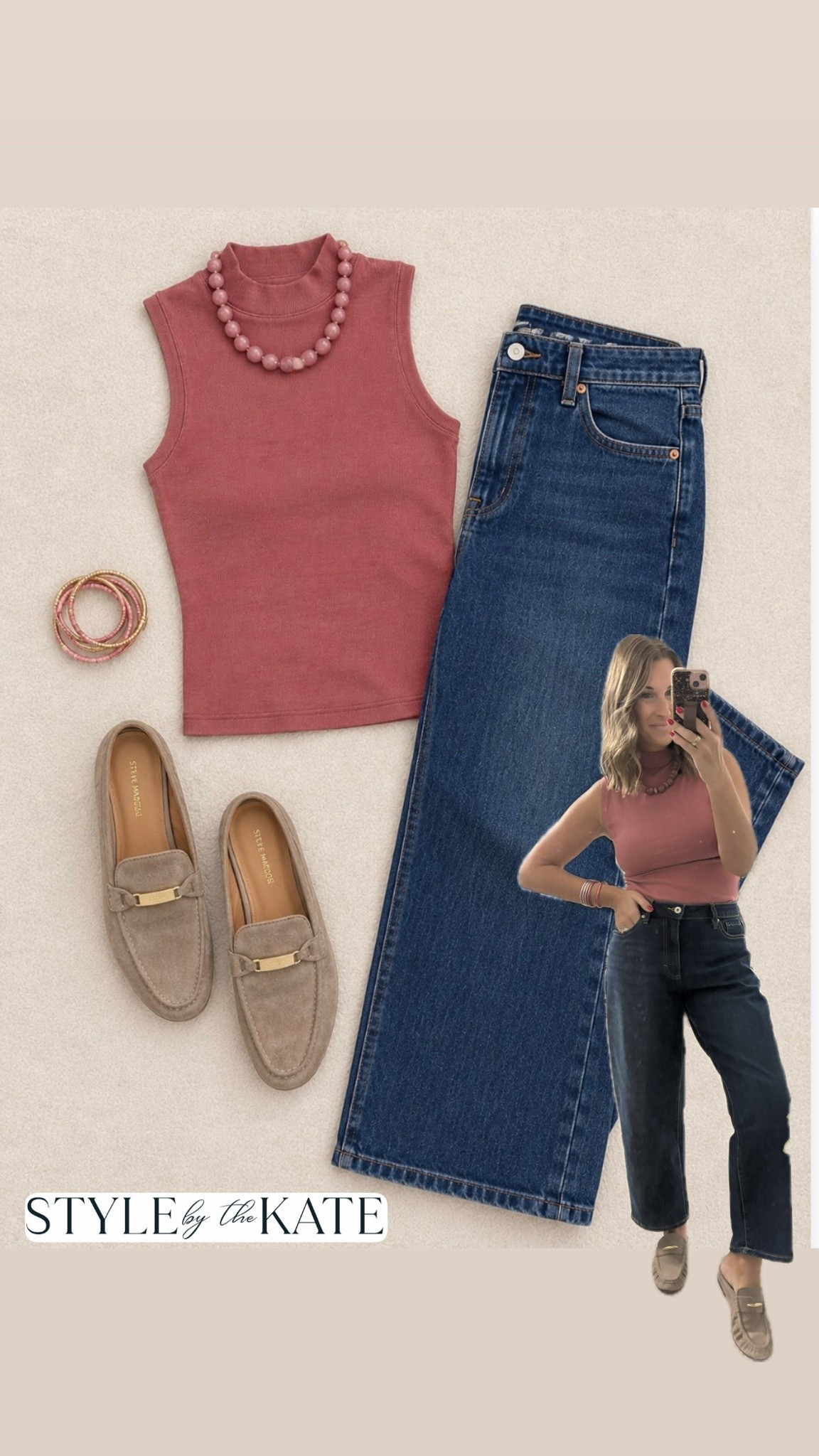 Fall outfits don’t always have to be neutrals!! 💕 Loving this pop of pink with denim!

#LTKootd #LTKSeasonal #LTKSaleAlert