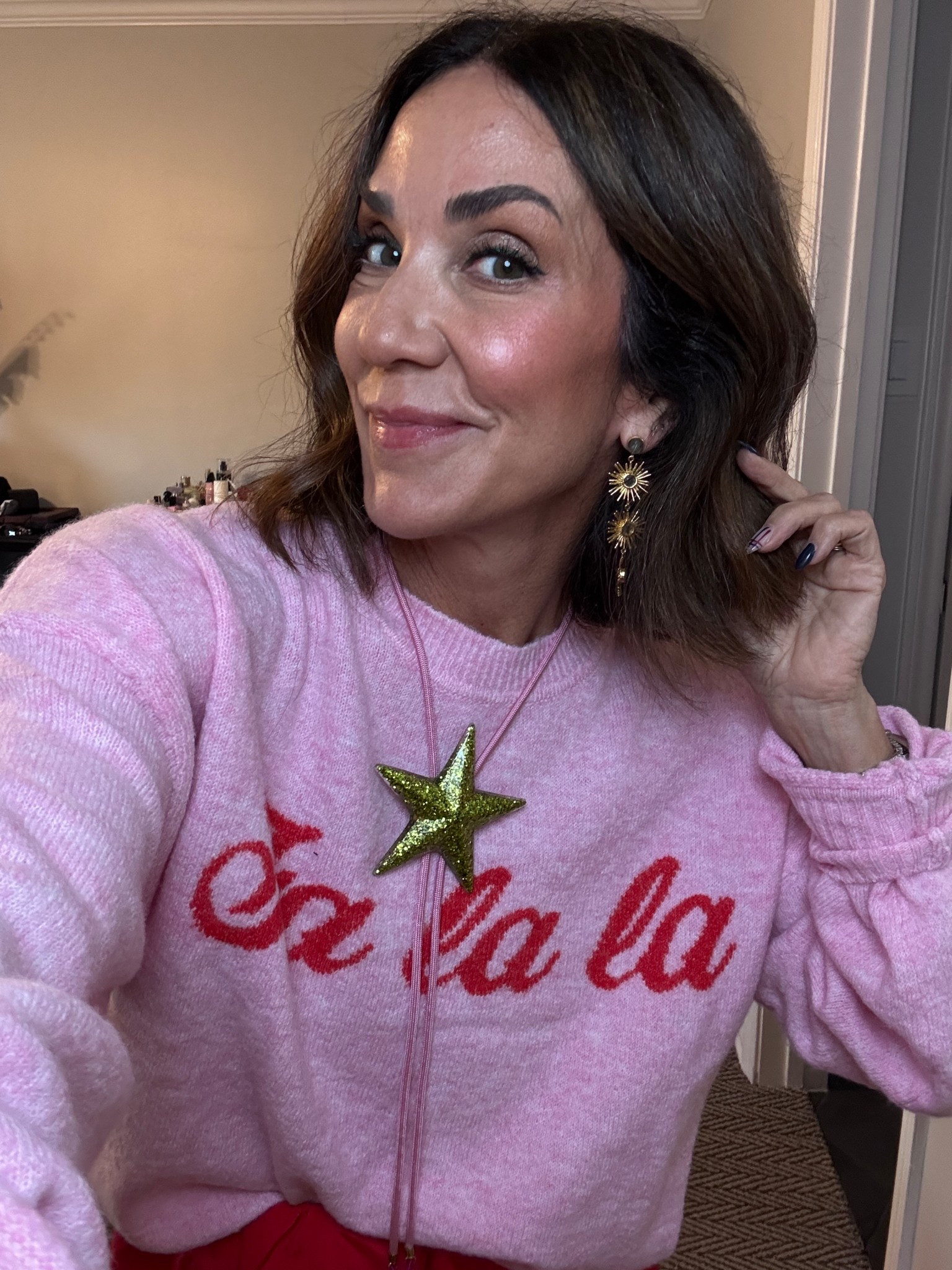 Size small sweater
Skirt XS


#LTKHoliday #LTKSeasonal #LTKParties