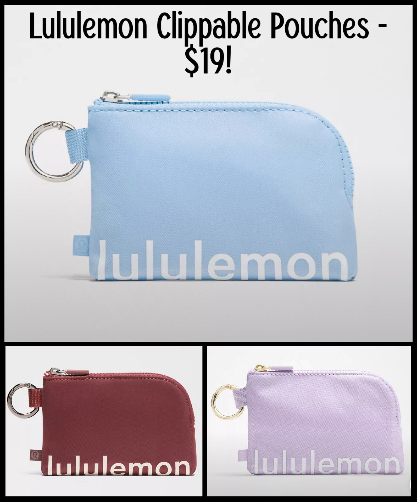 Lululemon just marked down their super popular Clippable Card Pouch in new color versions, and they’re only $19 today, with Free Shipping! This was designed as an easy way to take cards or cash on the go - this pouch easily clips onto your keychain, belt loop, or bag to keep your cards and cash handy! 

Makes a great gift also - even to fill with some gift cards or money!! 🎁

#LTKSaleAlert #LTKGiftGuide