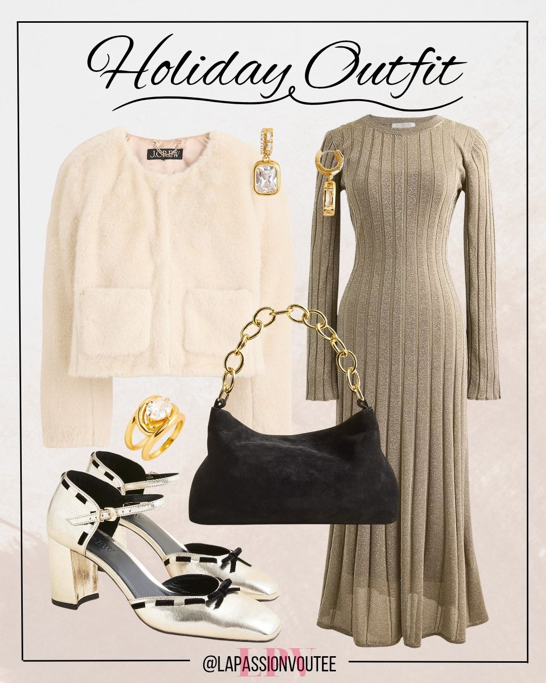 Sharing a holiday outfit idea that feels festive, polished, and so easy to wear. 🎄✨ Classic textures, rich colors, and subtle sparkle make this look perfect for parties, dinners, or family gatherings. It’s elegant without being over the top—just the right mix of cozy and chic for the season. ❤️ 

 #LTKHoliday #LTKootd #LTKSeasonal