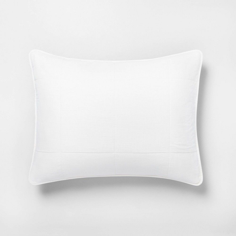 Quilted Pillow Sham Sour Cream - Hearth & Hand™ with Magnolia | Target