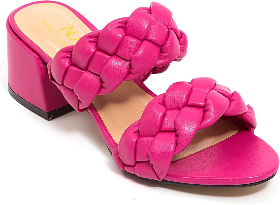 Ninety Union Twist Twisted Tow Band Low Heel Slide Sandal | Amazon (US)