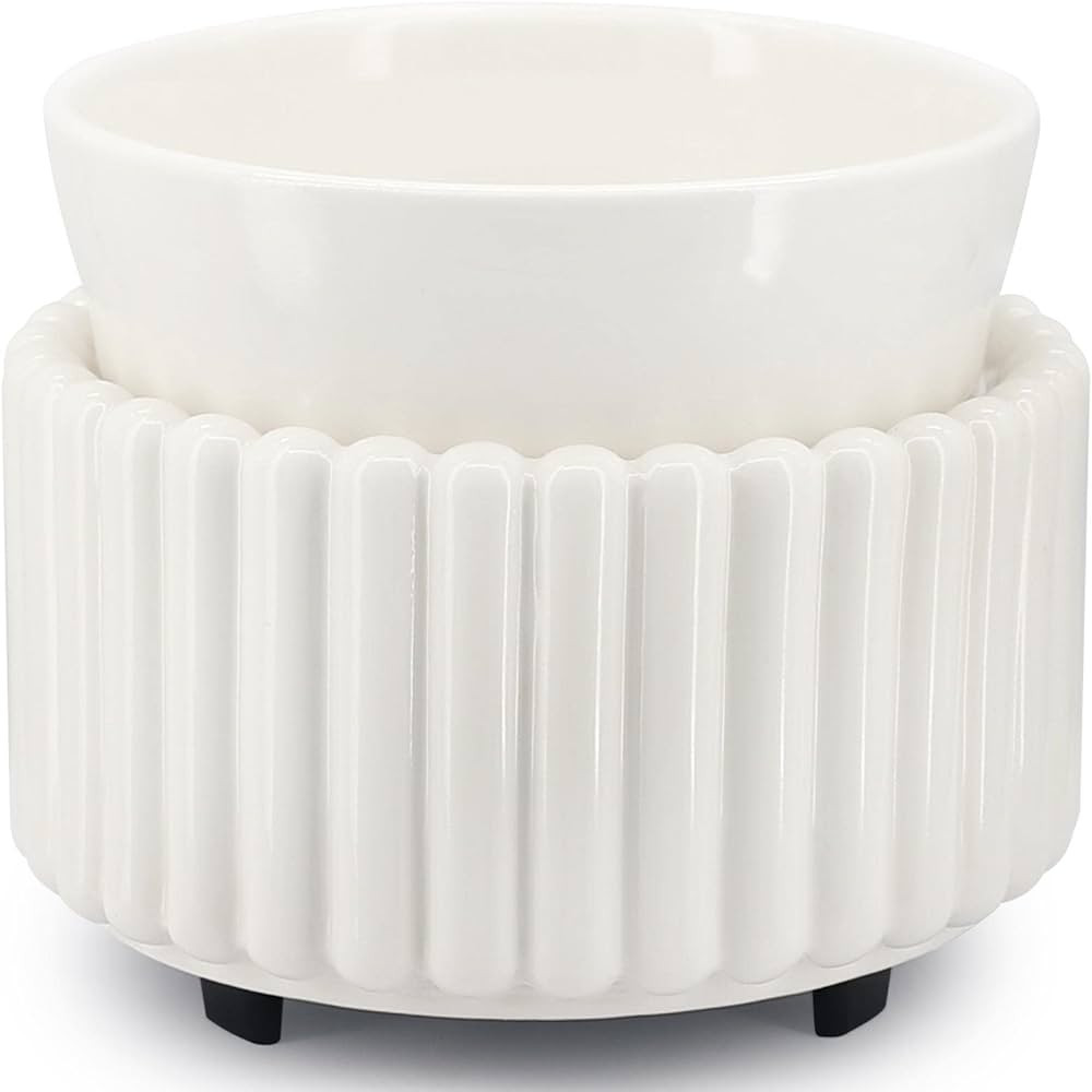 Ceramic Wax Melt Warmer 3-in-1 Candle Wax Warmer for Scented Wax Melter Electric Fragrance Wax Bu... | Amazon (US)