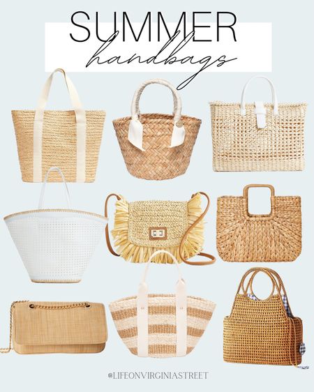 Cute summer handbag roundup! Lots of different styles and colors! I am loving all of these! 

summer handbags, purse, handbag, raffia handbag, tote bag, straw tote bag, cane tote bag, clutch bag, summer clutch bag, j. crew, tuckernuck, amazon

#LTKSeasonal #LTKstyletip #LTKFind