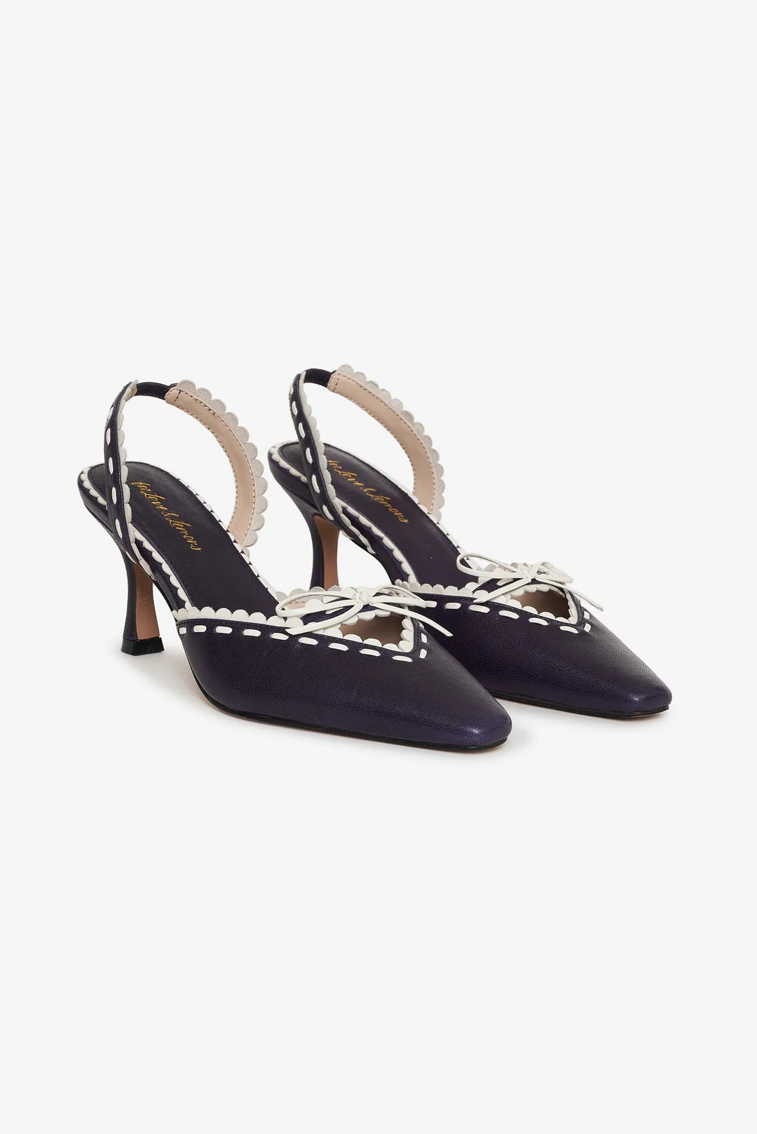 Charlie Heel — Navy | For Love & Lemons