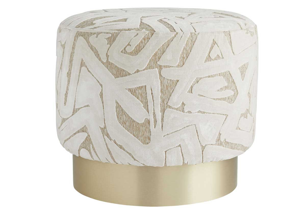 AVALON SWIVEL OTTOMAN | Alice Lane Home Collection