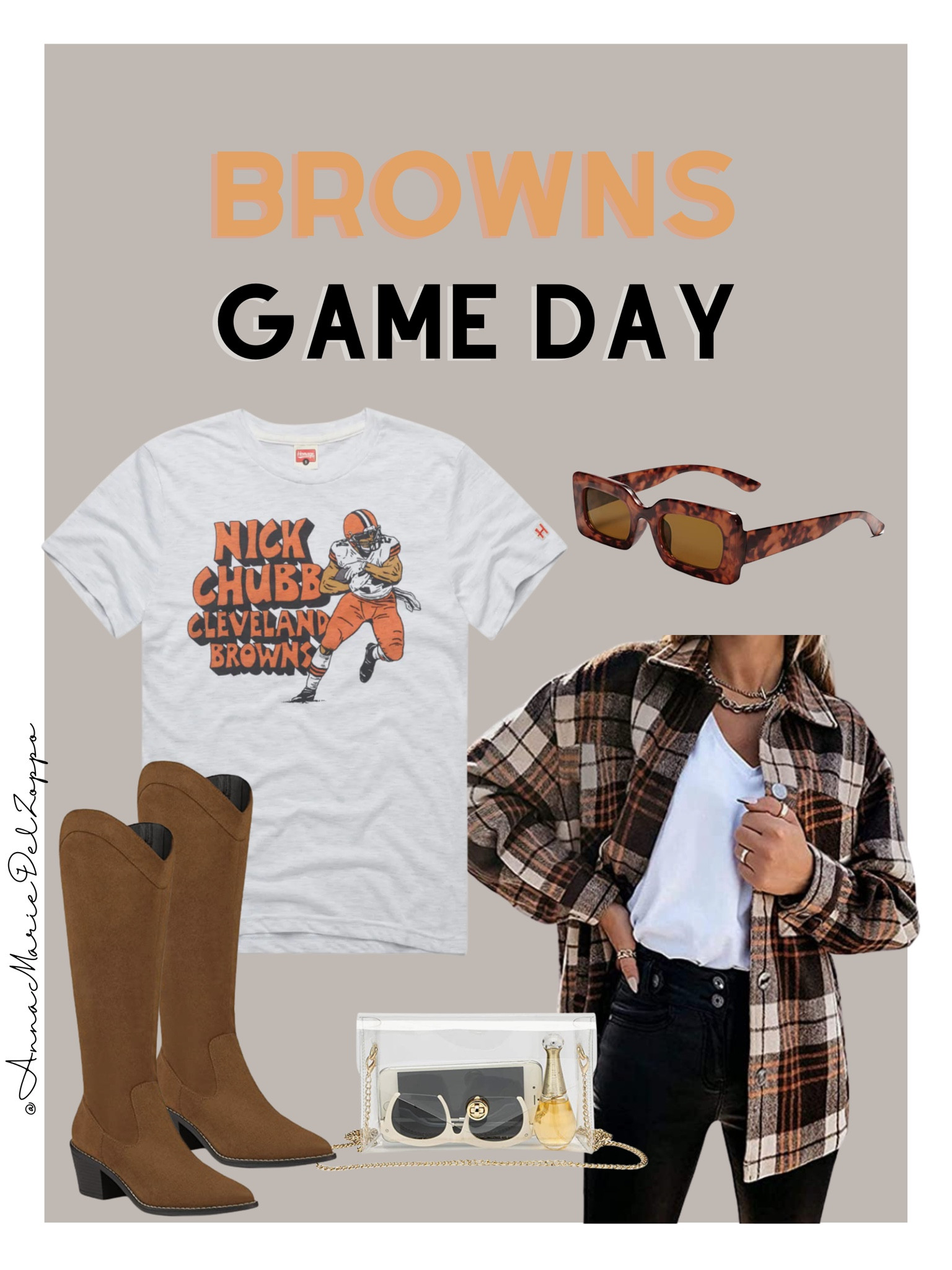 Cleveland Browns football tailgate outfit! Go Browns! Game day! 

#LTKshoecrush #LTKstyletip #LTKSeasonal