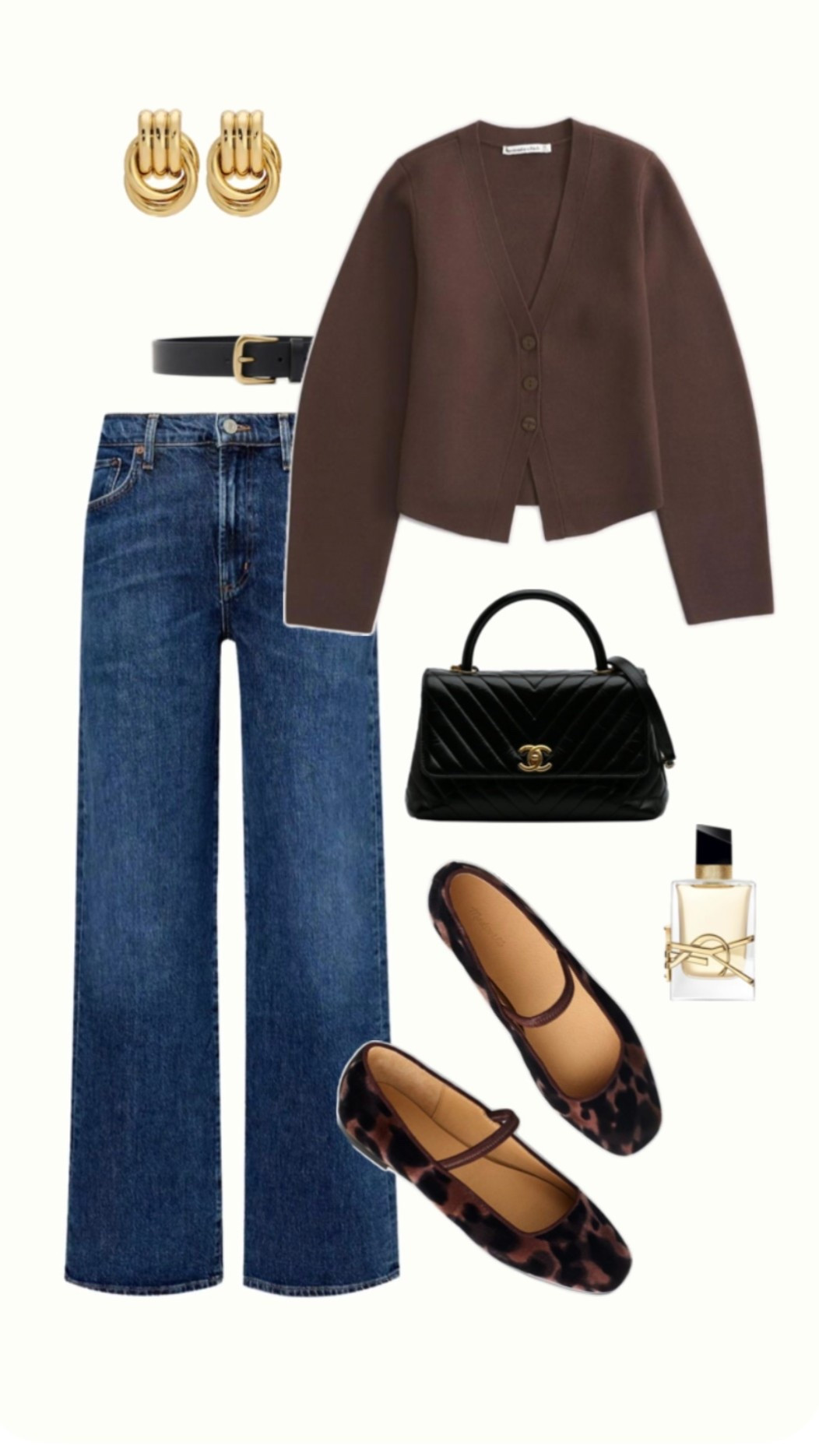 Brown button sweater and Ballet flats outfit, casual neutral outfits 

#LTKFindsUnder100 #LTKSeasonal