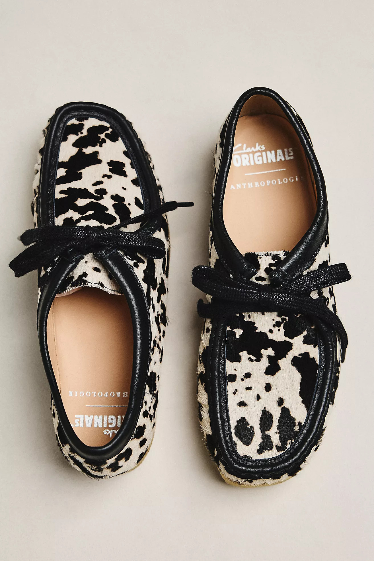 Clarks x Anthropologie Wallaby Cow Print Shoes | Anthropologie (US)