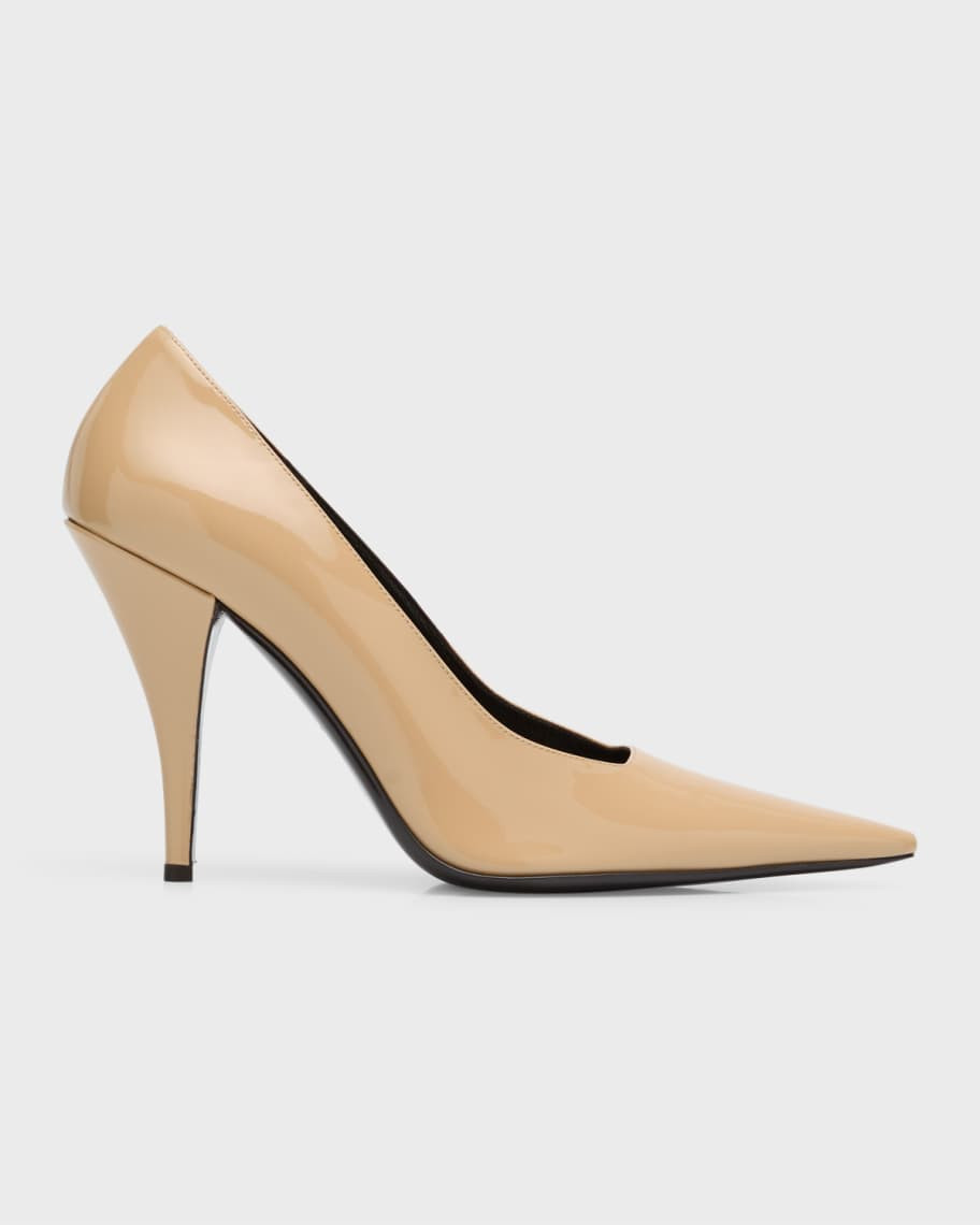 THE ROW Lana Patent Stiletto Pumps | Neiman Marcus