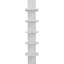 5-tier White Wall Shelf  | Amazon (US)