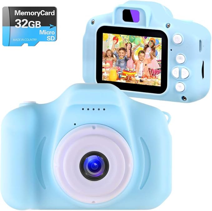 NINE CUBE Kids Camera Digital Camera for 3-8 Year Old Girls,Toddler Toys Video Recorder 1080P 2 I... | Amazon (US)