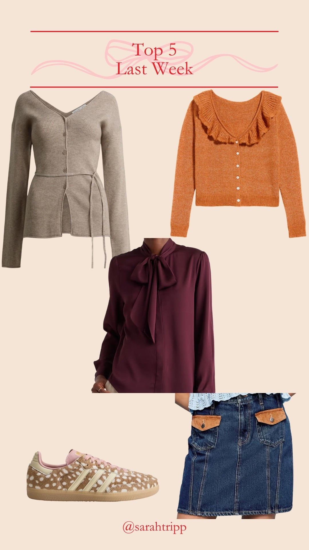 top 5 items from last week!

#LTKSeasonal #LTKMidsize