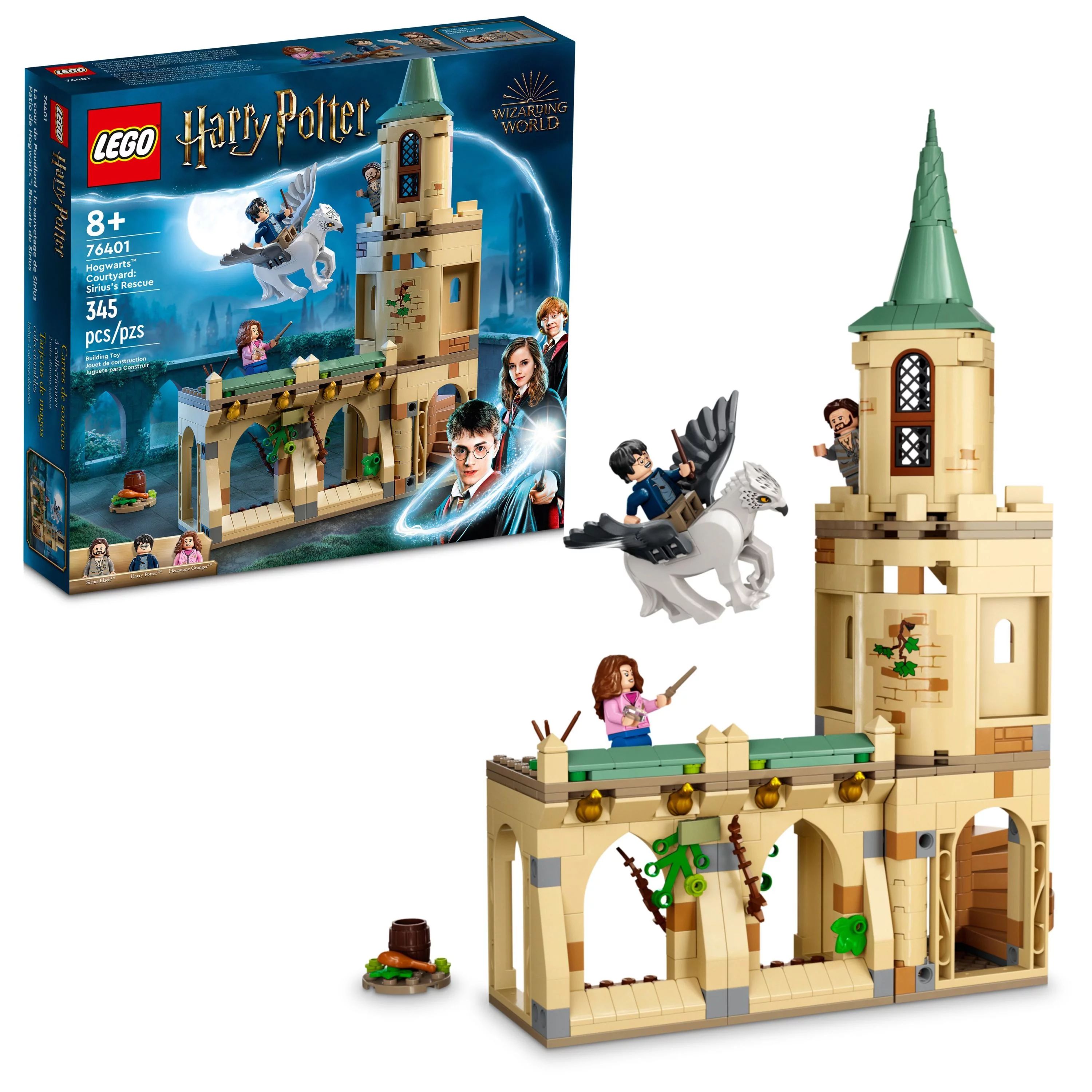 LEGO Harry Potter Hogwarts Courtyard: Sirius’s Rescue 76401 Building Set (345 Pcs) - Walmart.co... | Walmart (US)