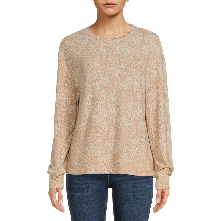 Time And Tru Women's Hacci Top - Walmart.com | Walmart (US)