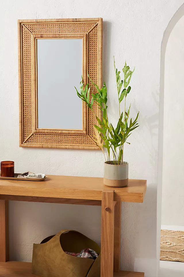 Emiliana Caned Mirror | Anthropologie (US)