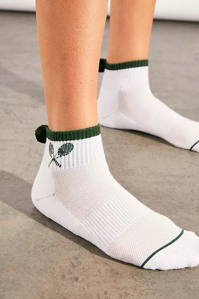 Pom Pom Embroidered Socks | Free People (Global - UK&FR Excluded)