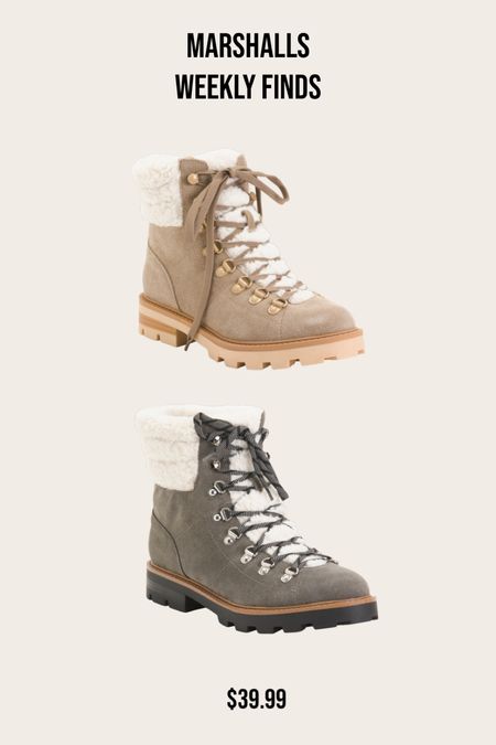 Nine West Sherpa hiker boots (Marc fisher dupes)

#LTKstyletip #LTKshoecrush #LTKsalealert
