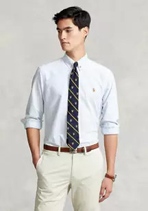 Classic Fit Striped Oxford Shirt | Belk