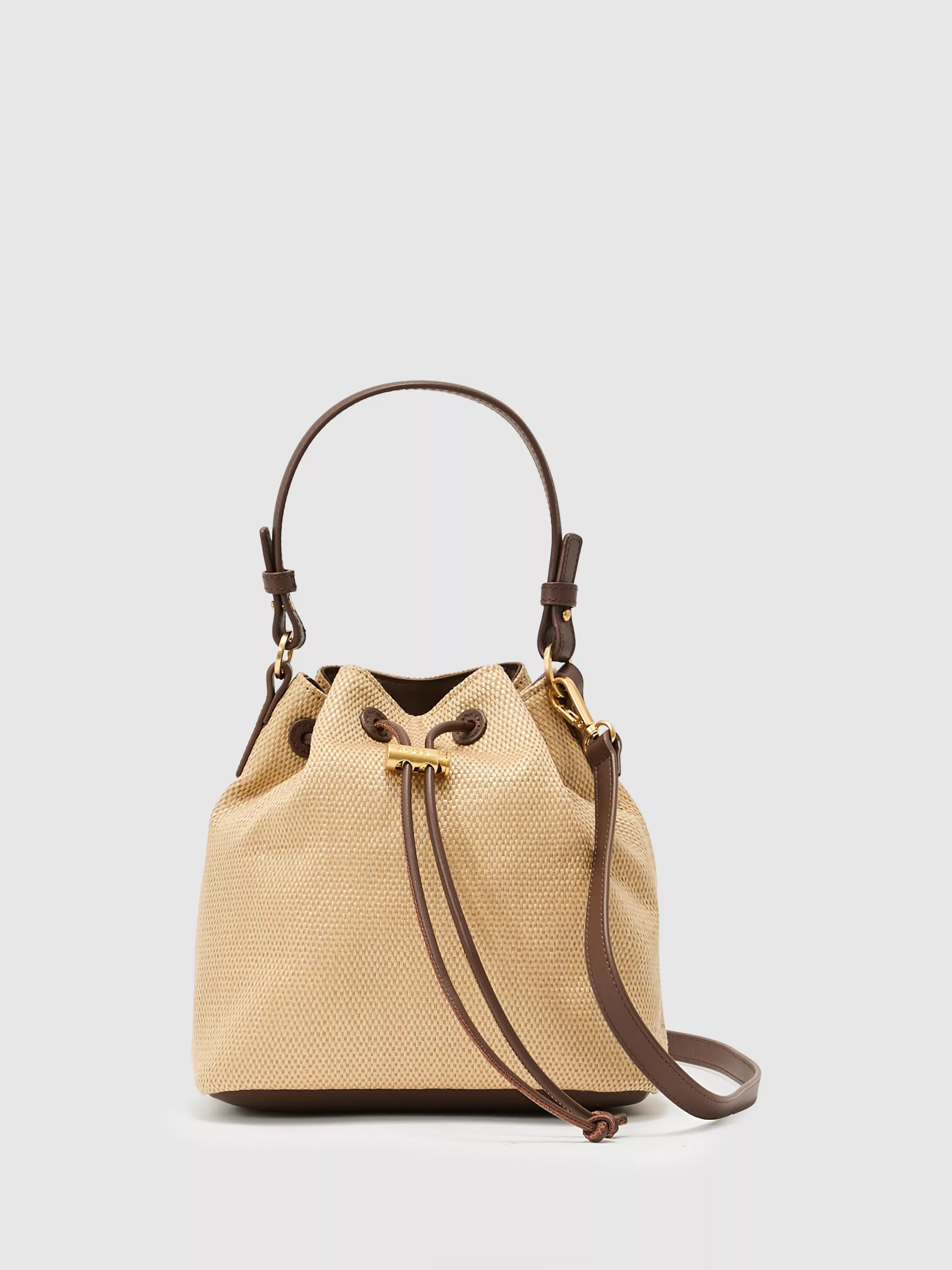 Reiss Evie Bucket Bag, Natural | John Lewis (UK)