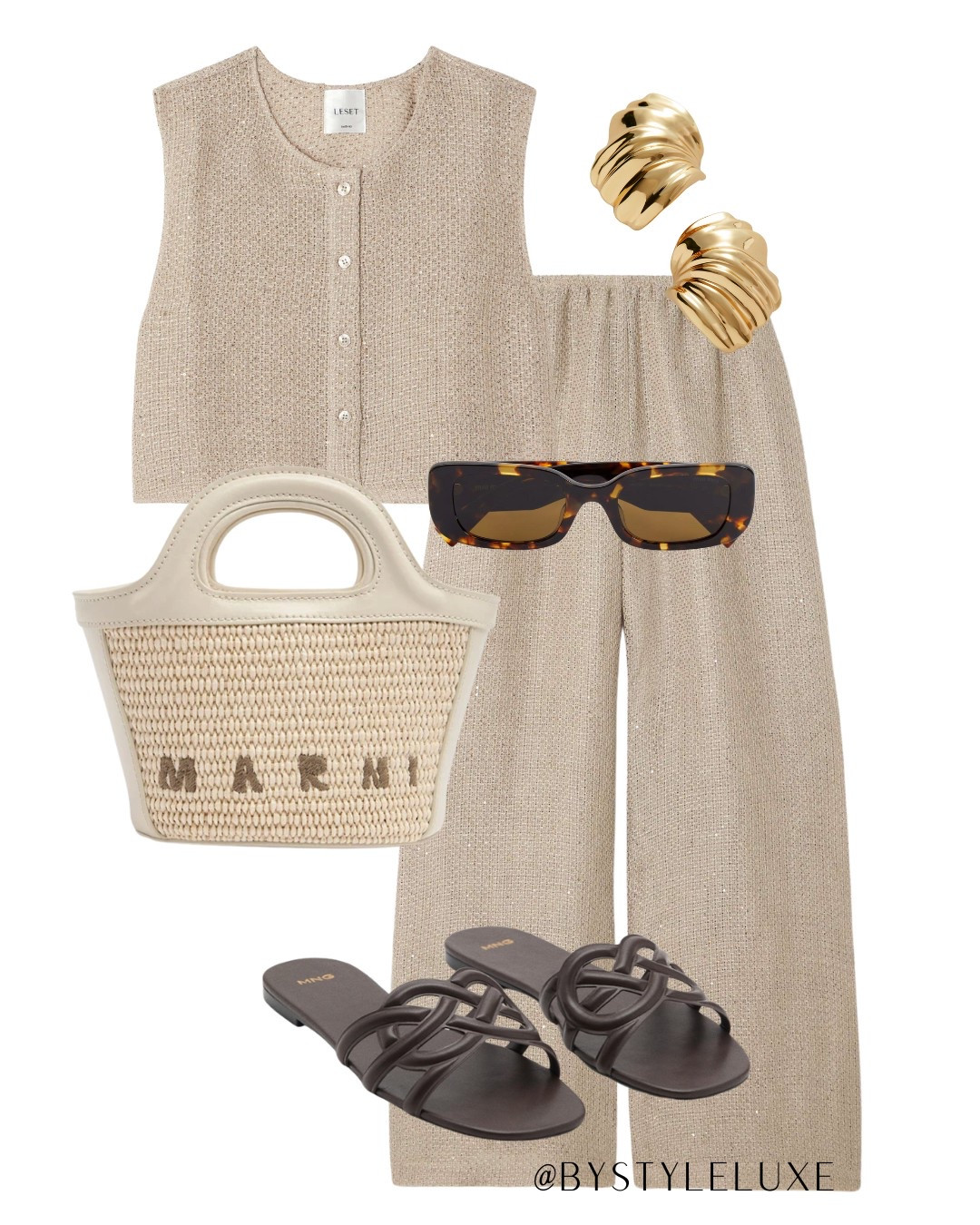 Summer Neutrals - gorgeous taupe co-ord set for summer. Obsessed! 

#summersandals #coord #summeroutfit

#LTKshoes #LTKstyletip #LTKsummer