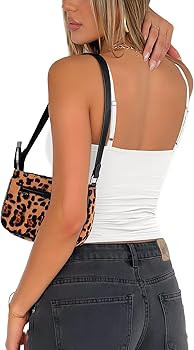 Darong Women Padded Tank Top Built in Bra Adjustable Spaghetti Straps Double Lined Basic Cami Shi... | Amazon (US)