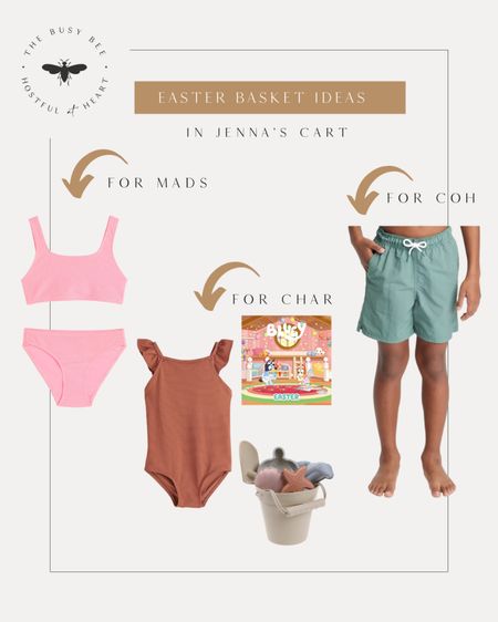 Easter Basket Ideas. What’s in Jenna’s Basket for the kids. 

Easter
Ideas 
Kids
Swimwear
Books
Easter baskets


#LTKkids #LTKSeasonal #LTKFind