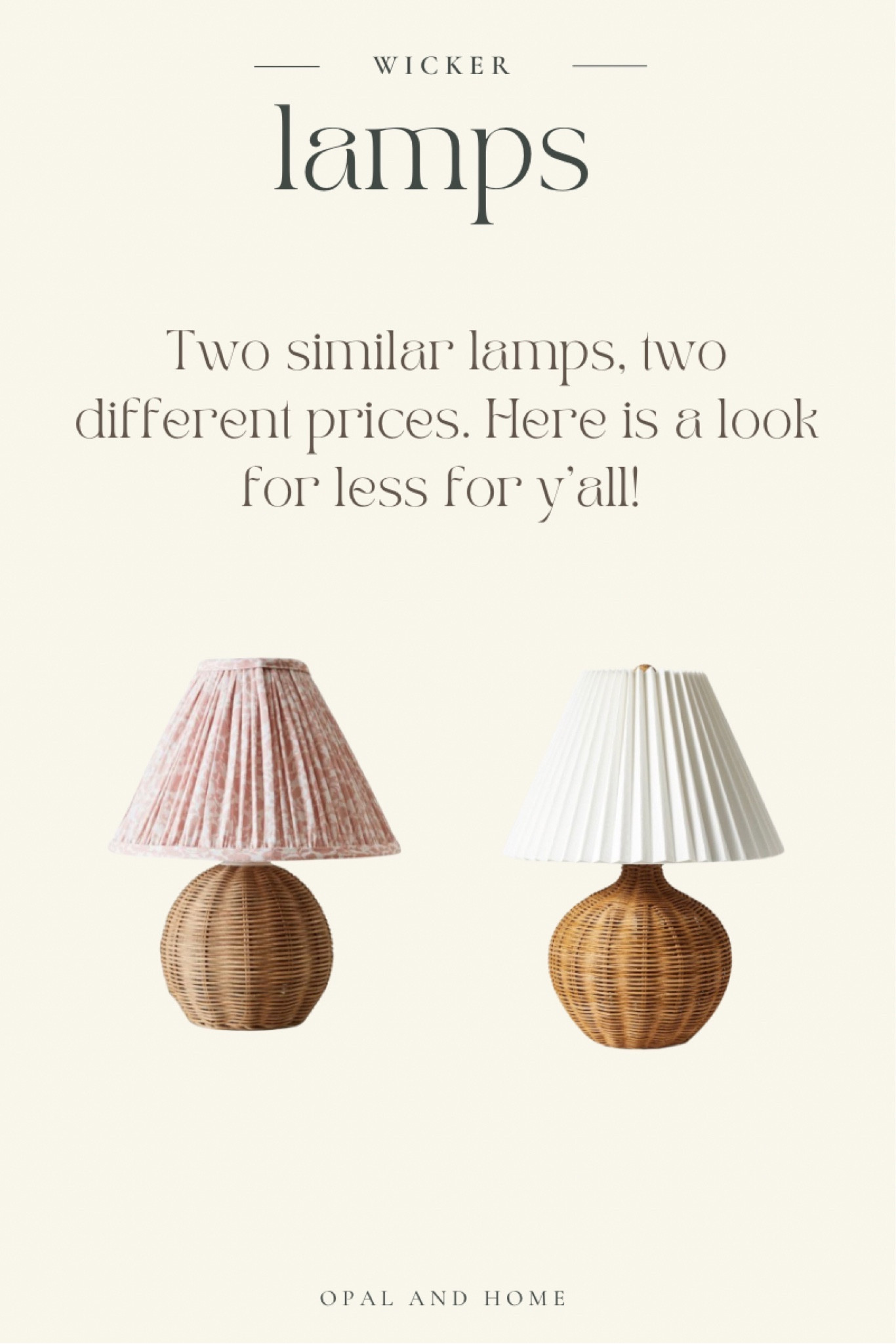 Wicker/Rattan lamps

#LTKfindsunder100 #LTKhome