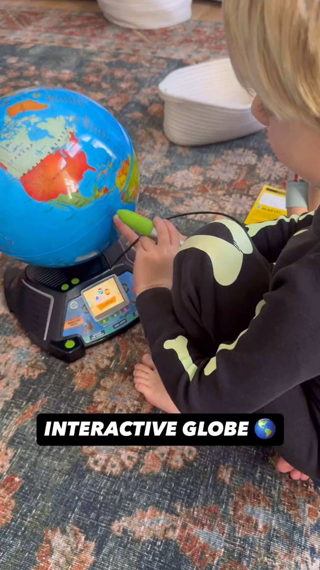 Globe toy interactive map toy birthday gift ideas for kids toys 

#LTKmomlife #LTKKids #LTKFindsUnder100