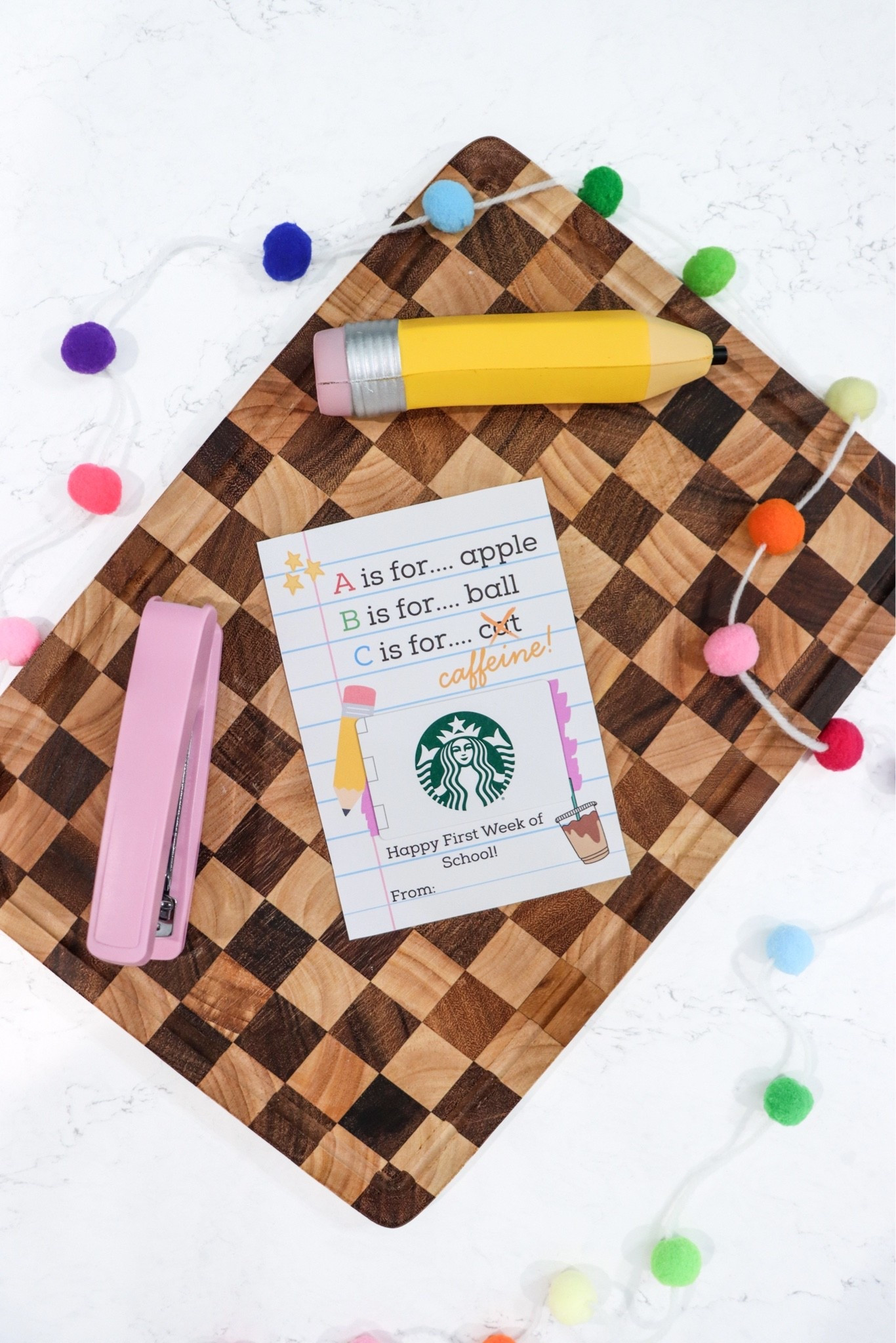 ☕📚 A is for Apple. B is for Ball. C is for… Caffeine! 😂

If you're looking for an easy first week of school teacher gift, this coffee gift card holder is such a fun way to welcome your child's teacher!

Just print, add a coffee gift card, and you've got a thoughtful back-to-school teacher gift they'll actually use. ✏️💛

Comment "SHOP" and I'll send you the printable + gift card links! ☕️✨

#BackToSchool #TeacherGift #FirstWeekOfSchool #TeacherAppreciation #PrintableGiftTag

#LTKstorytime #LTKmomlife #LTKKids