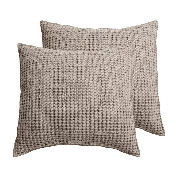 Mills Waffle Euro Sham Set of 2 - Levtex Home | Target