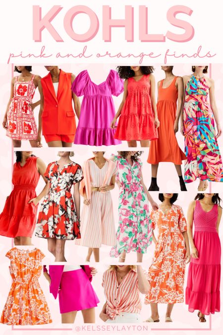 Kohls new arrivals, pink and orange outfit 

#LTKSaleAlert #LTKFindsUnder50 #LTKSeasonal