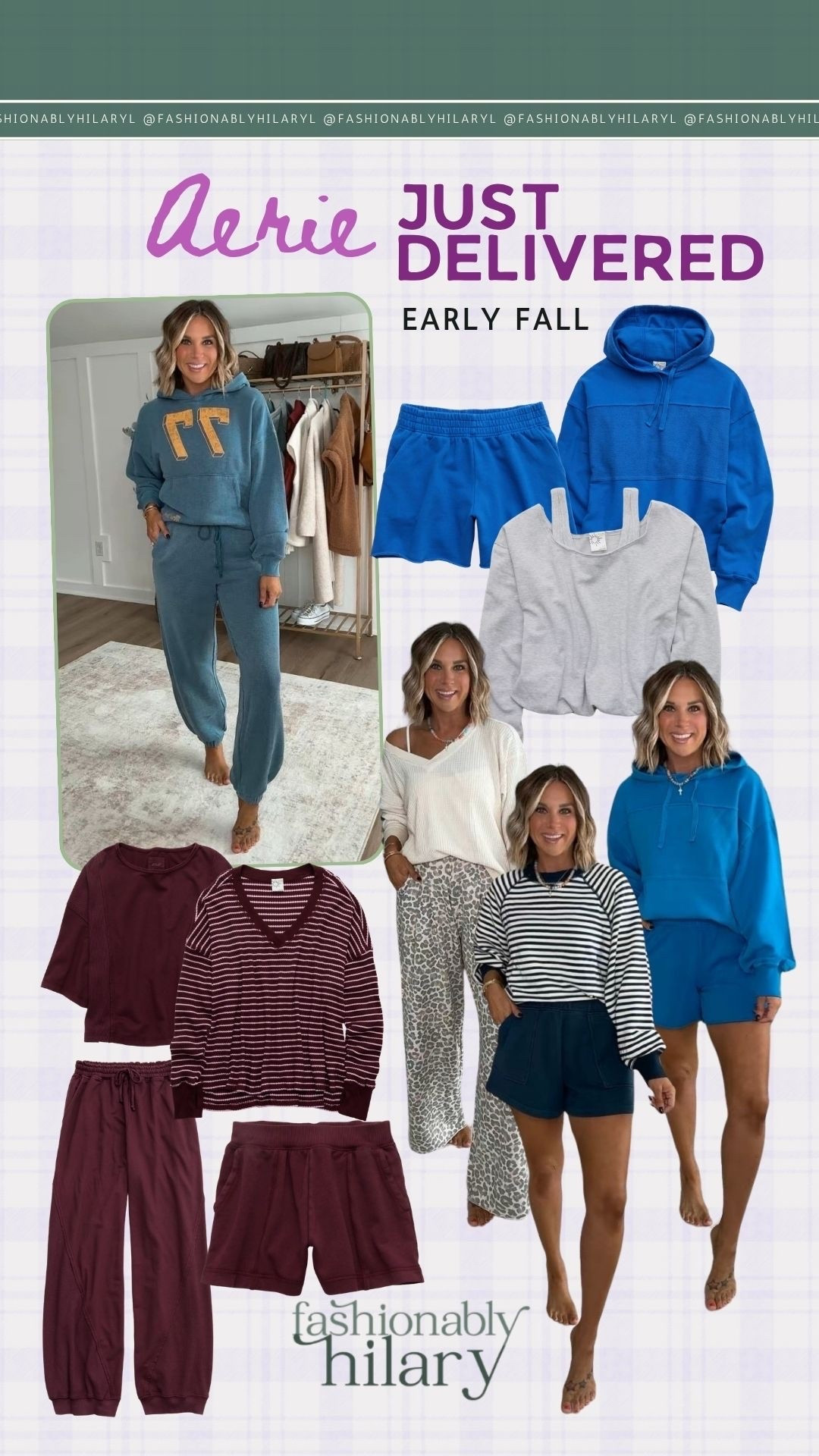 My latest @Aerie order is perfect for the busy moms who want to look cute, while being comfortable. Everything is so cute and a must for a comfy, cozy fall. 
Lounge set, athleisure

#LTKSaleAlert #LTKMidsize #LTKmomlife